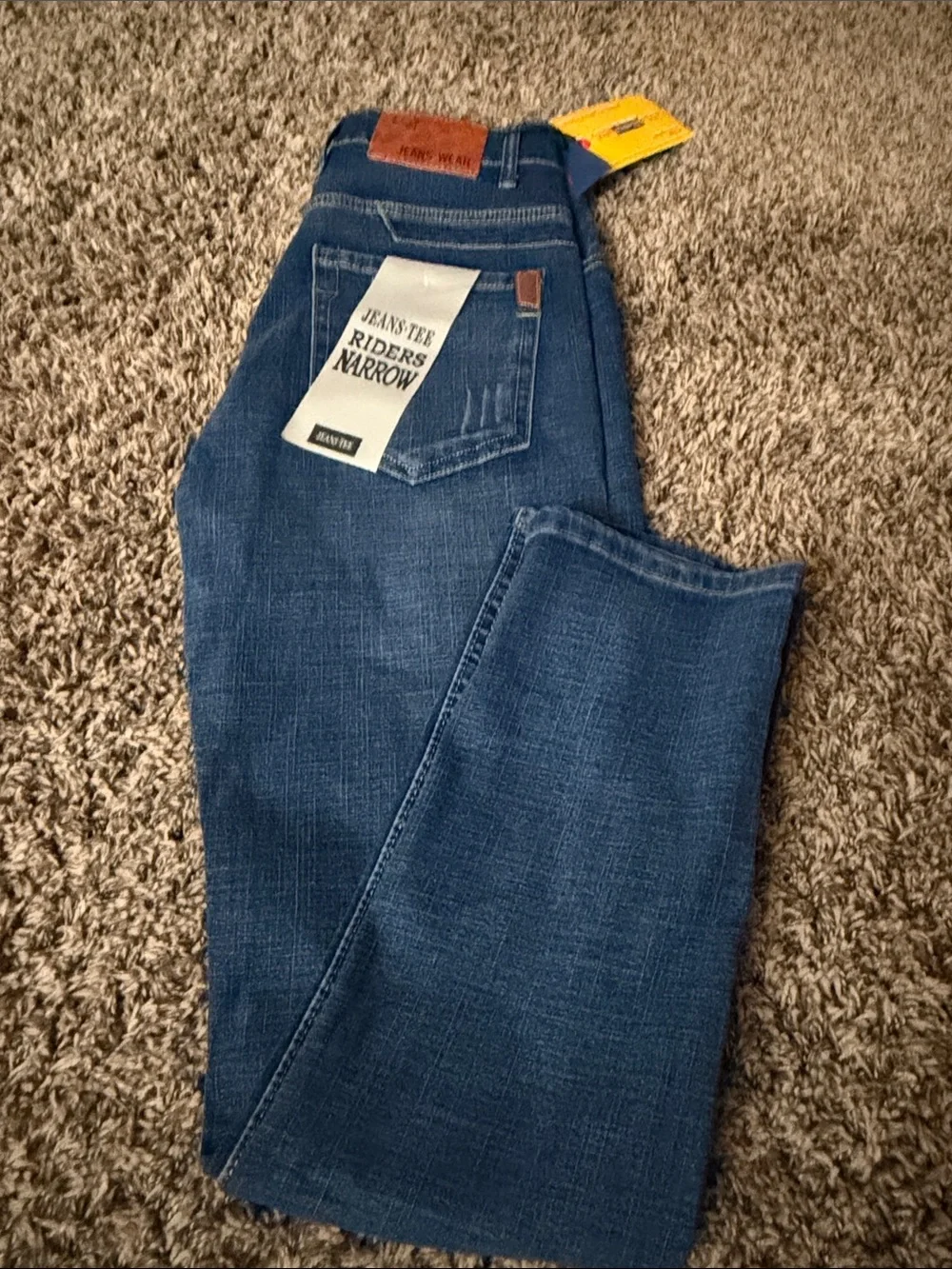 NWT-Riders Narrow #816 Men’s Dark Blue Denim Jeans, Size Small/28